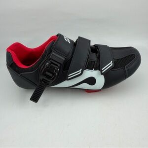 👞 NEW! Peloton Unisex Cycling Black White Bike Shoes - Women’s/SZ 9; Men’s/SZ 7;